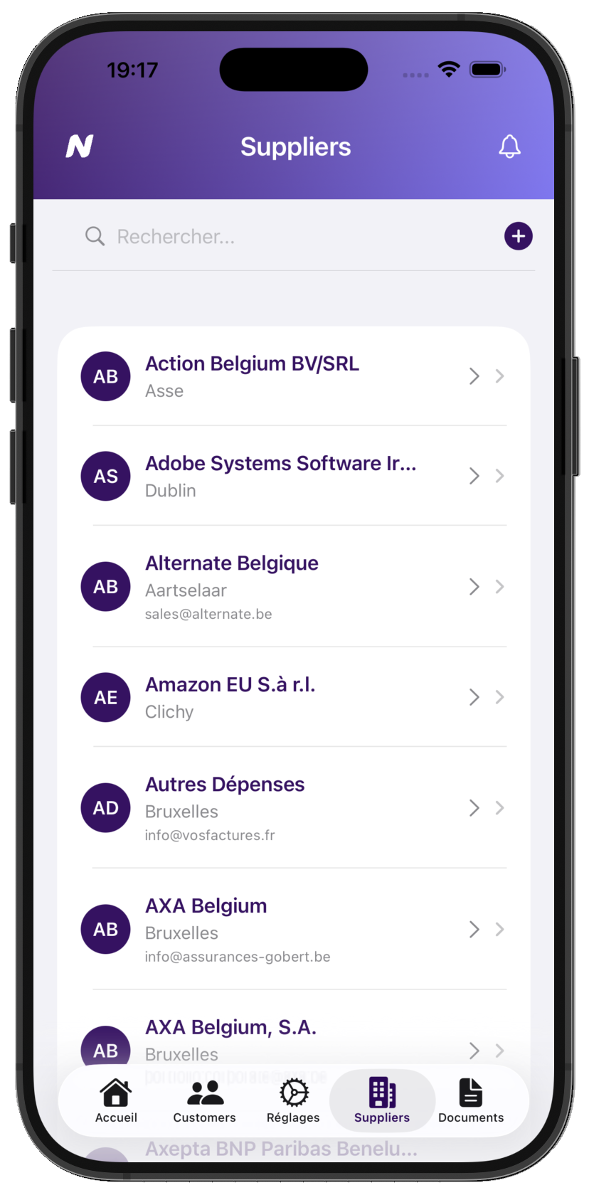 Carnet client mobile Novadesko