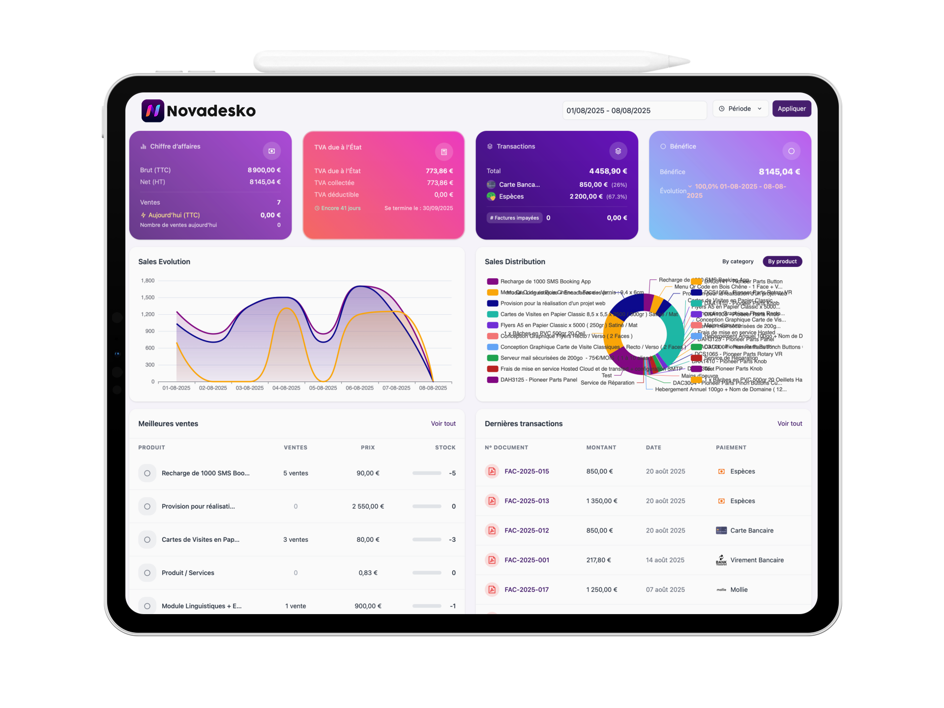 Comptabilité simplifiée pour indépendants en Belgique avec Novadesko, gestion TVA et export comptable
